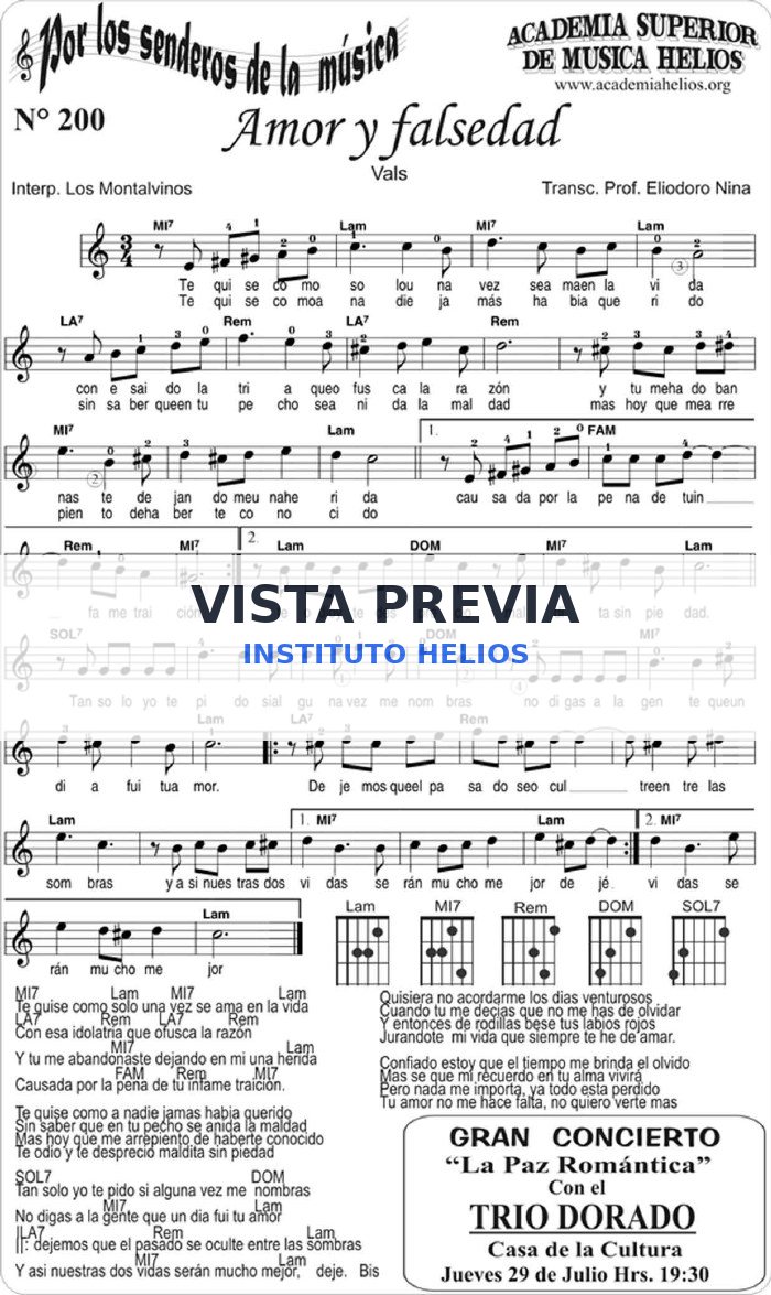 Vista previa de Amor y falsedad